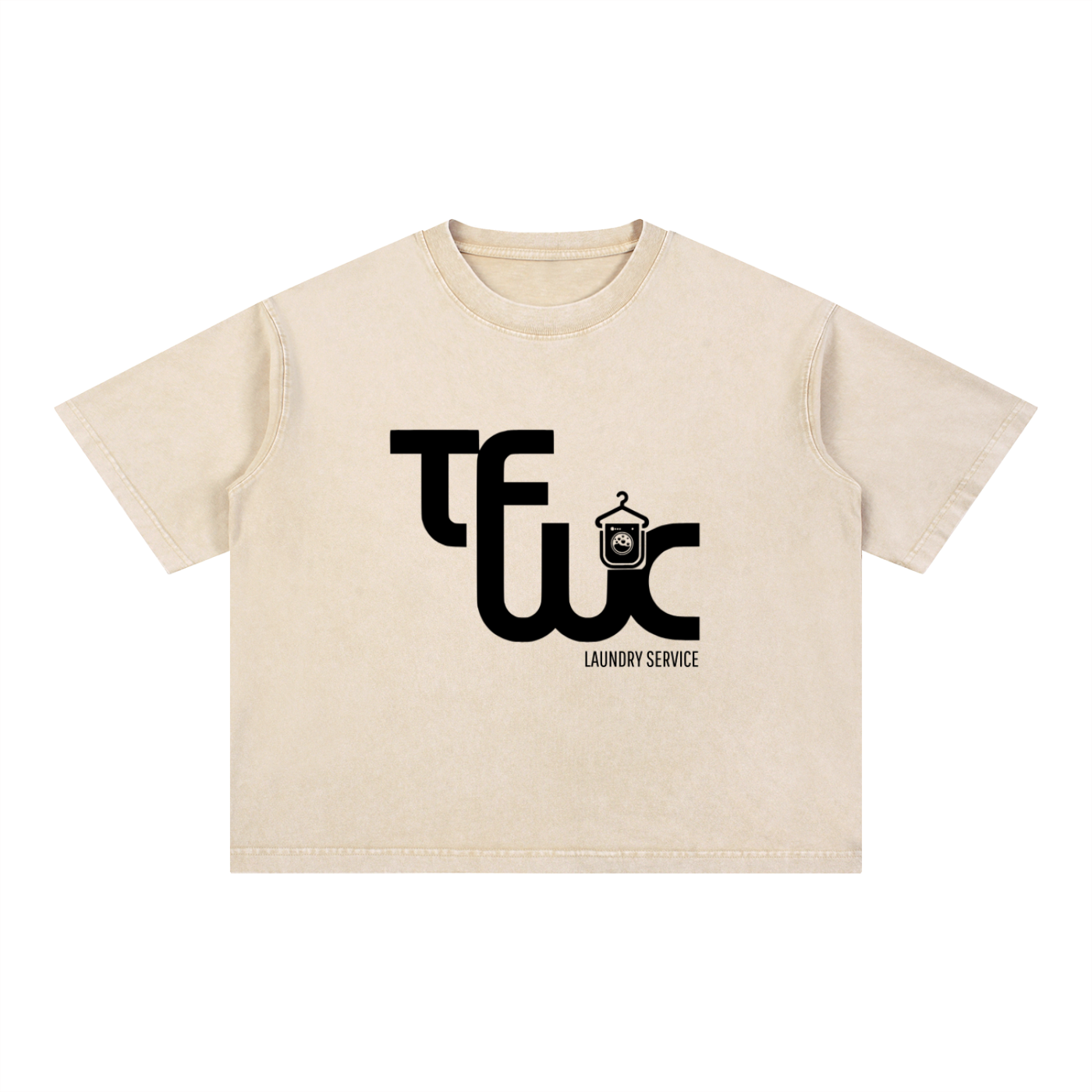 Mineral Wash Boxy Cotton T-Shirt