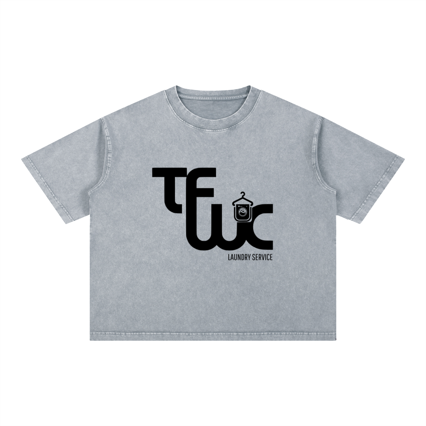 Mineral Wash Boxy Cotton T-Shirt