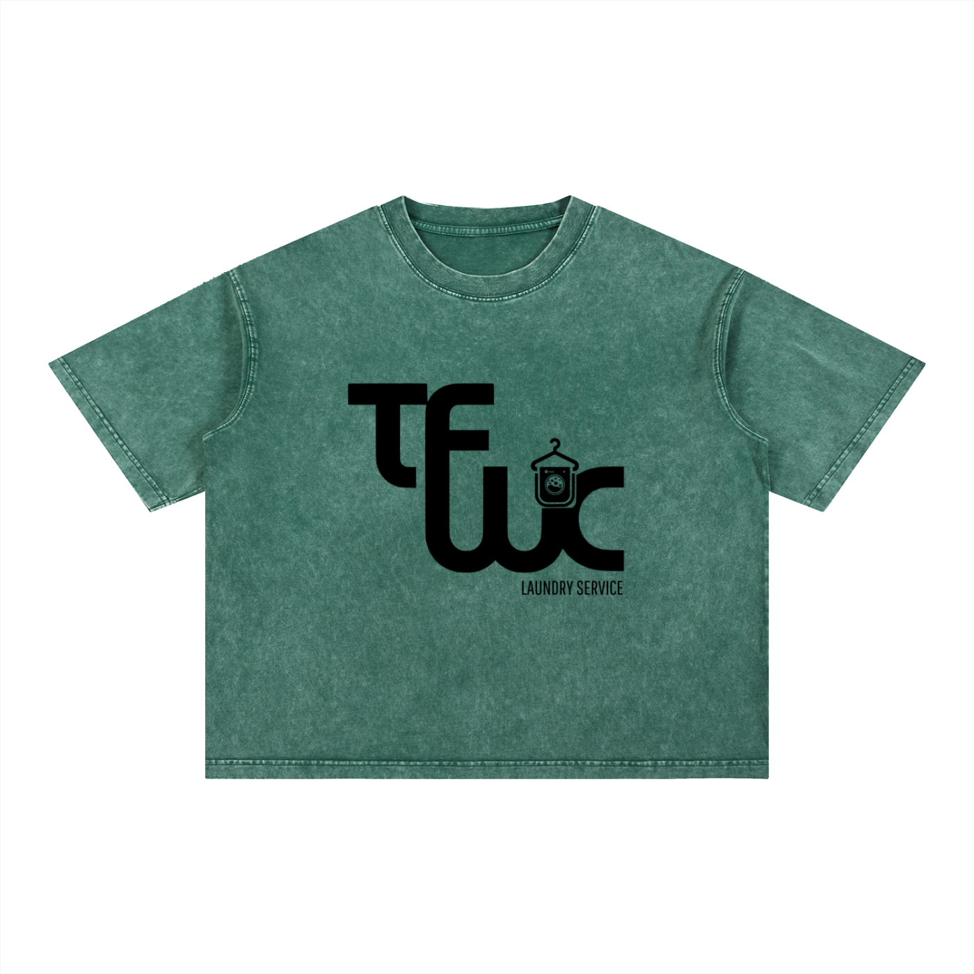 Mineral Wash Boxy Cotton T-Shirt
